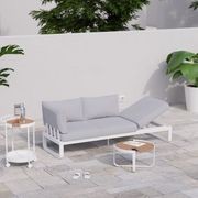 Fino Config A - Outdoor Modular Sofa in Matt White gallery detail image