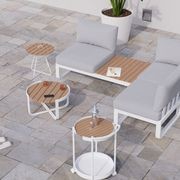 Fino Config D - Outdoor Modular Sofa in Matt White gallery detail image