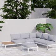Fino Config F - Outdoor Modular Sofa in Matt White gallery detail image