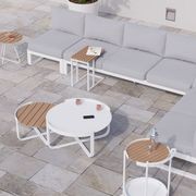 Fino Config F - Outdoor Modular Sofa in Matt White gallery detail image