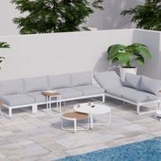 Fino Config F - Outdoor Modular Sofa in Matt White gallery detail image