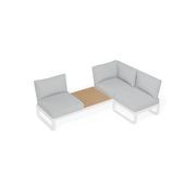 Fino Config D - Outdoor Modular Sofa in Matt White gallery detail image