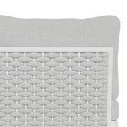 Siano Modular Right Arm 2 Seater - Outdoor - White - Light Grey Cushion gallery detail image