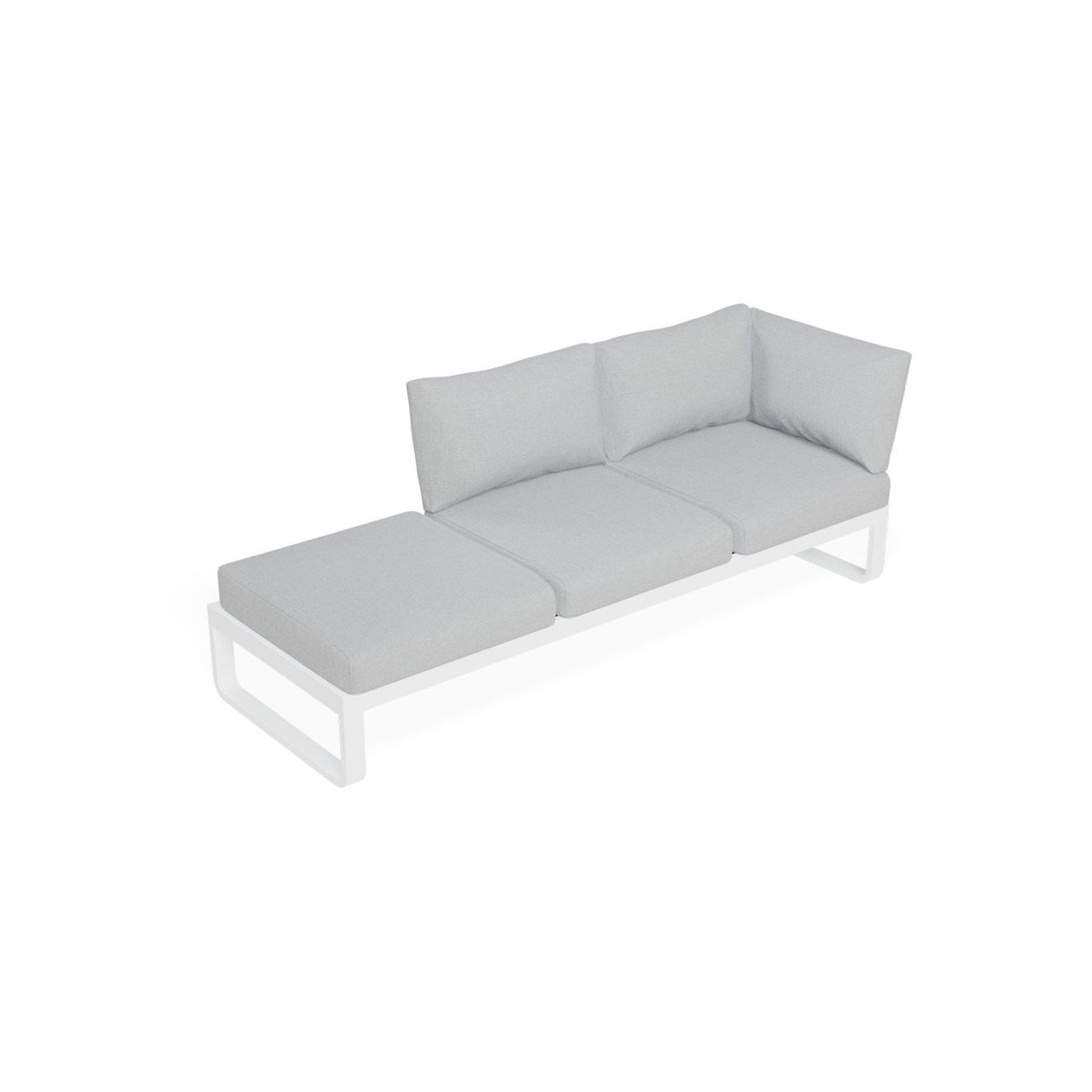 Fino Config E - Outdoor Modular Sofa in Matt White gallery detail image