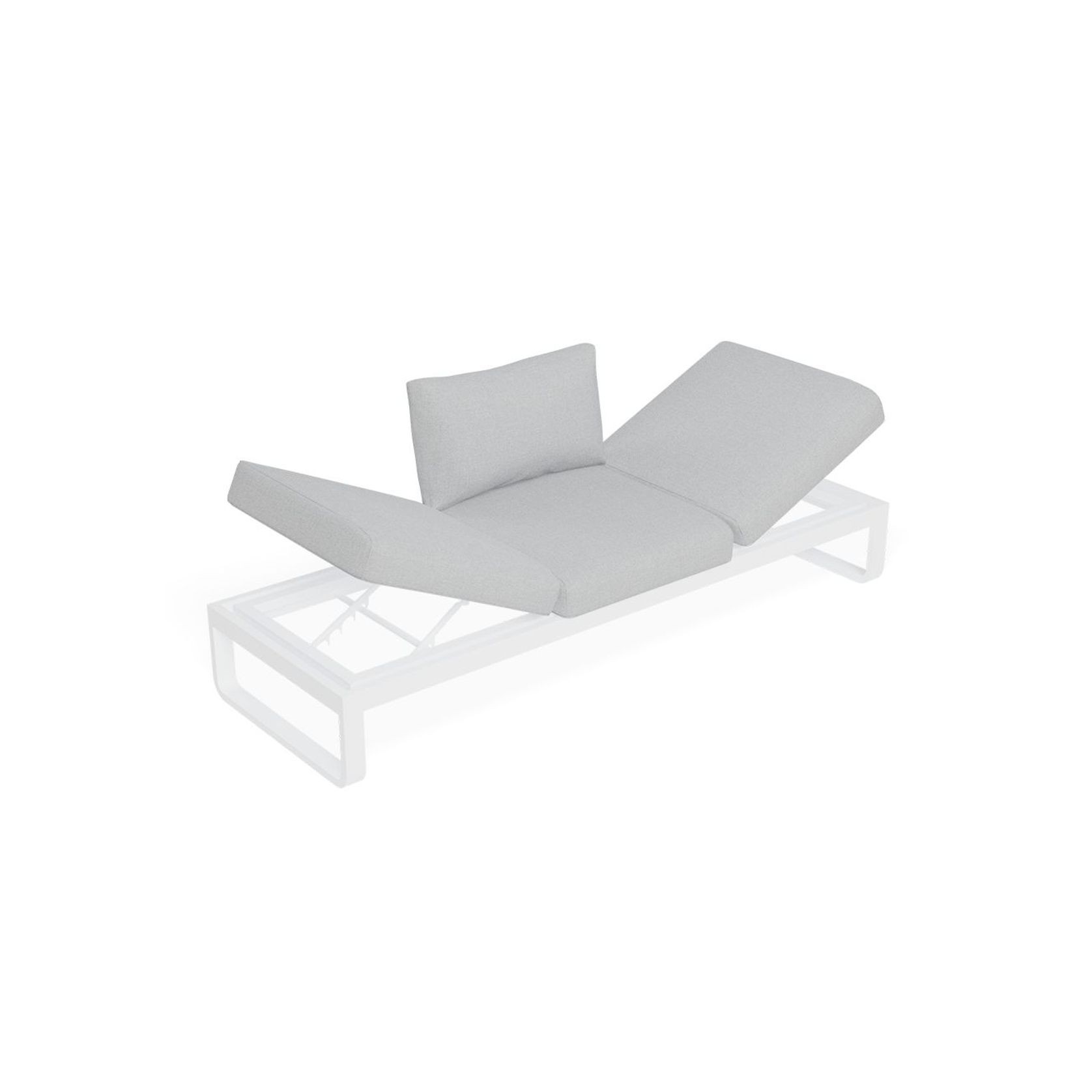 Fino Config D - Outdoor Modular Sofa in Matt White gallery detail image