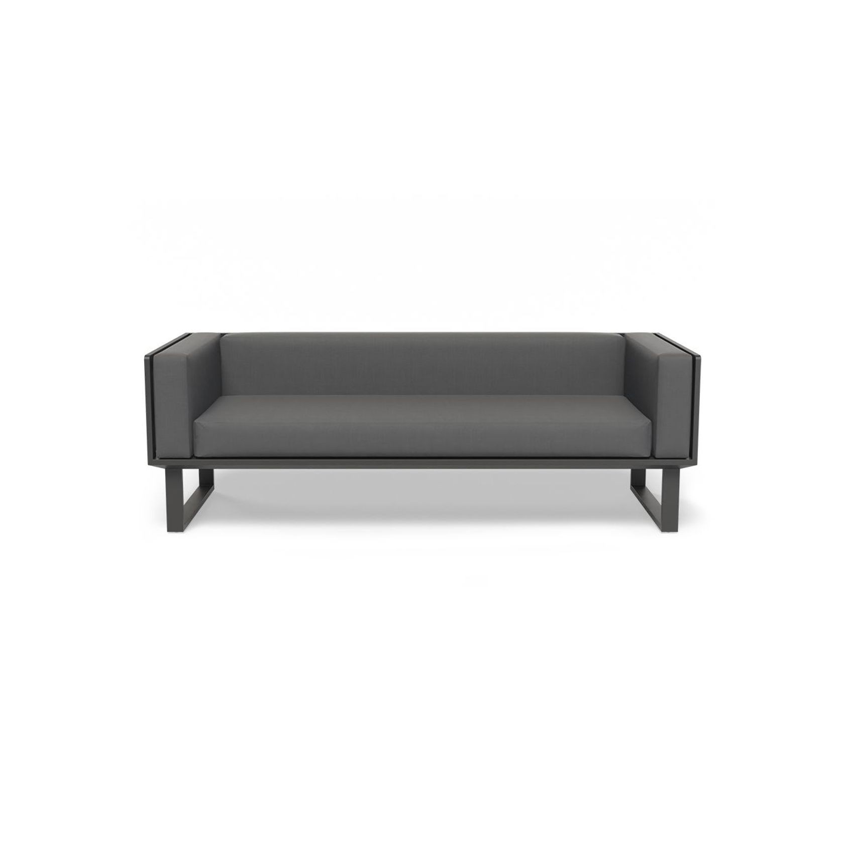 Vivara Sofa - Charcoal - Two Seater gallery detail image