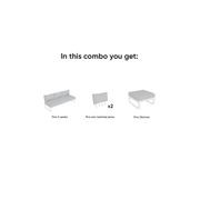 Fino Config C - Outdoor Modular Sofa in Matt White gallery detail image