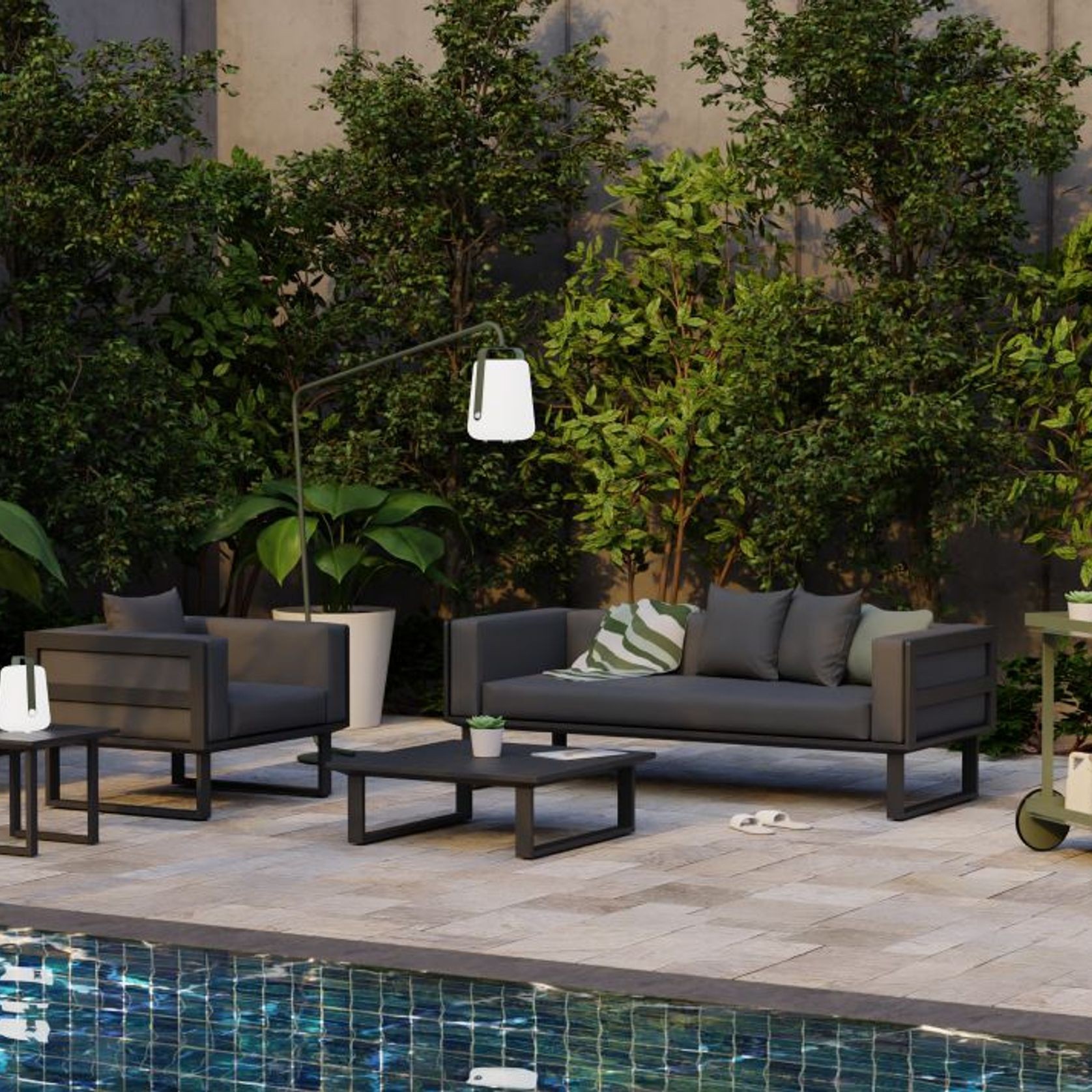 Vivara Sofa - Charcoal - Single gallery detail image