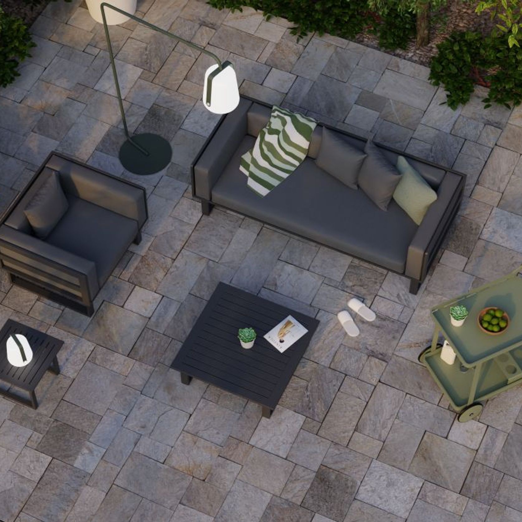 Vivara Sofa - Charcoal - Single gallery detail image