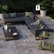 Vivara Sofa - Charcoal - Modular Section D - Corner gallery detail image
