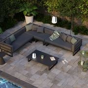 Vivara Sofa - Charcoal - Modular Section A - Left Arm gallery detail image