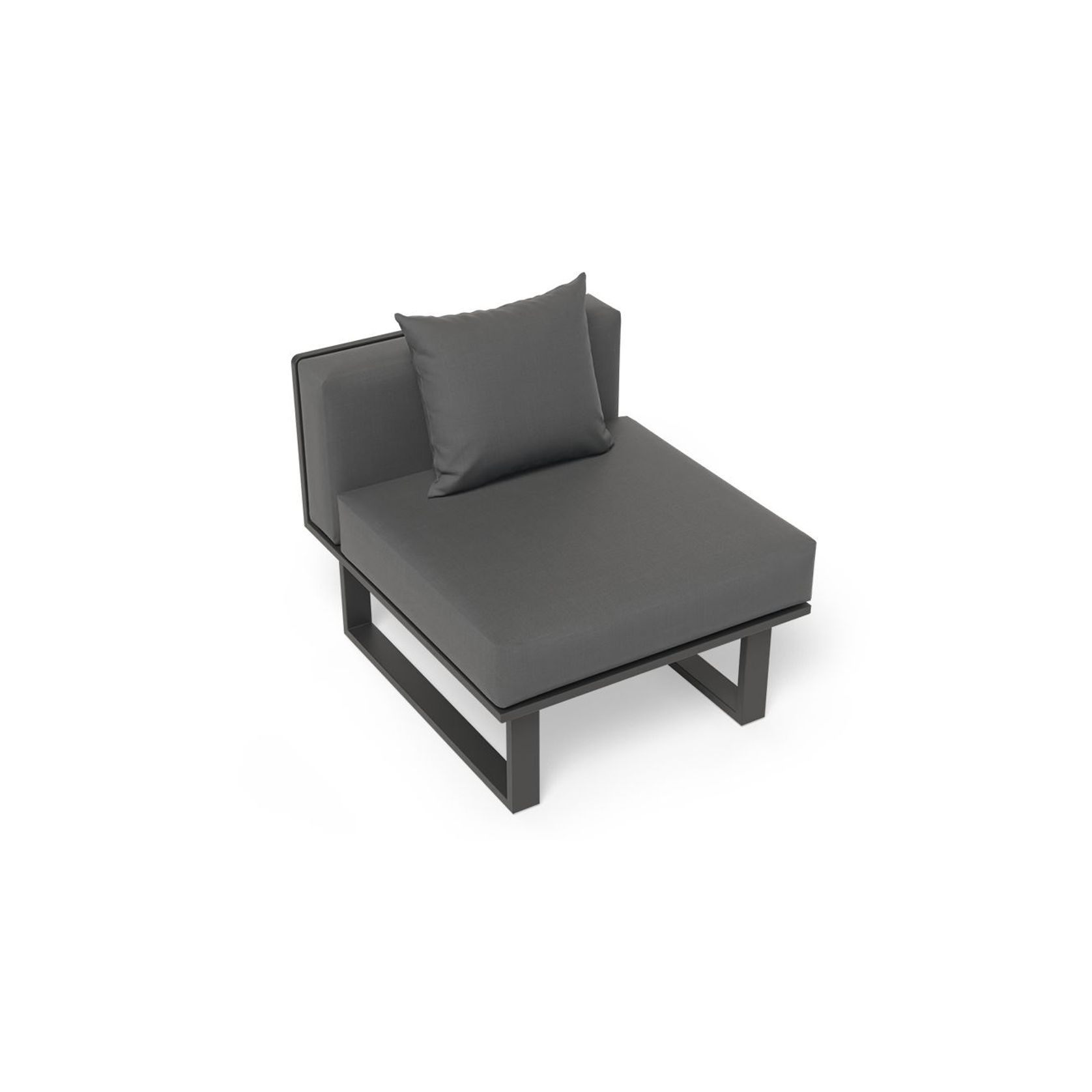 Vivara Sofa - Charcoal - Modular Section E - No Arm gallery detail image