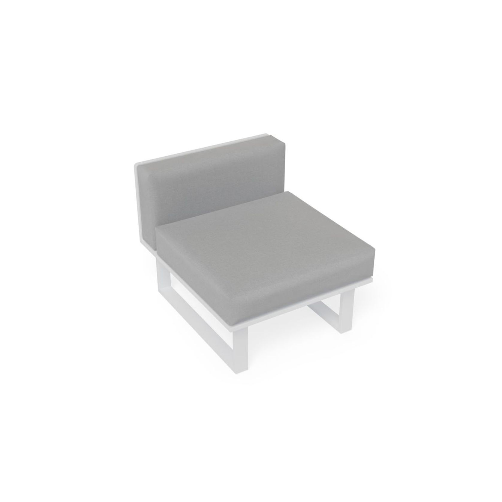Vivara Sofa - White - Modular Section E - No Arm gallery detail image
