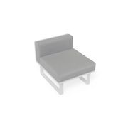Vivara Sofa - White - Modular Section E - No Arm gallery detail image