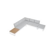 Fino Config F - Outdoor Modular Sofa in Matt White gallery detail image