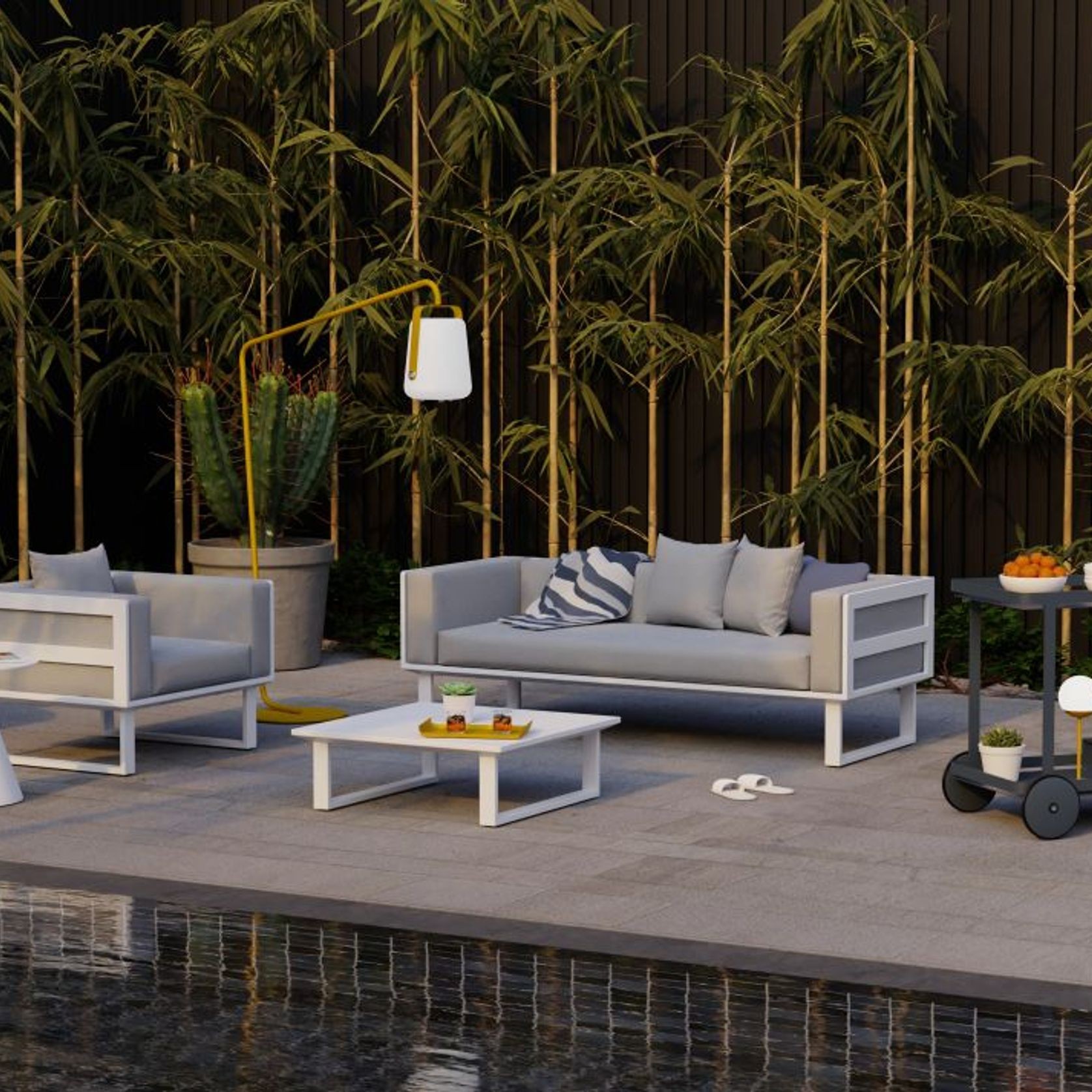 Vivara Sofa - White - Two Seater gallery detail image
