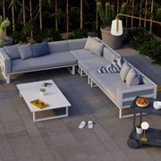 Vivara Sofa - White - Modular Section A - Left Arm gallery detail image