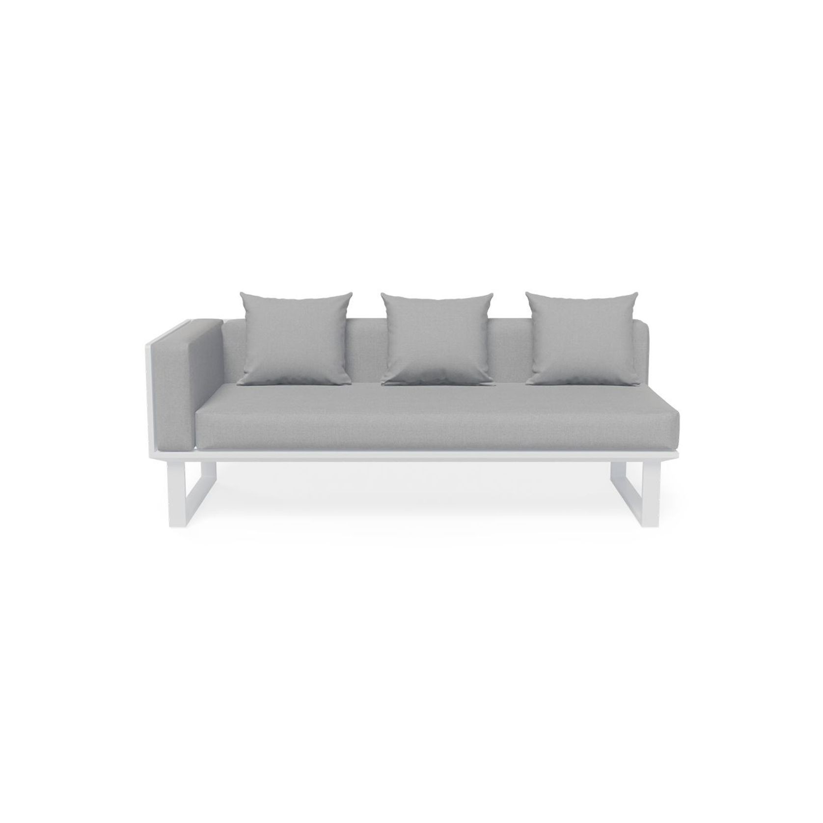 Vivara Sofa - White - Modular Section A - Left Arm gallery detail image