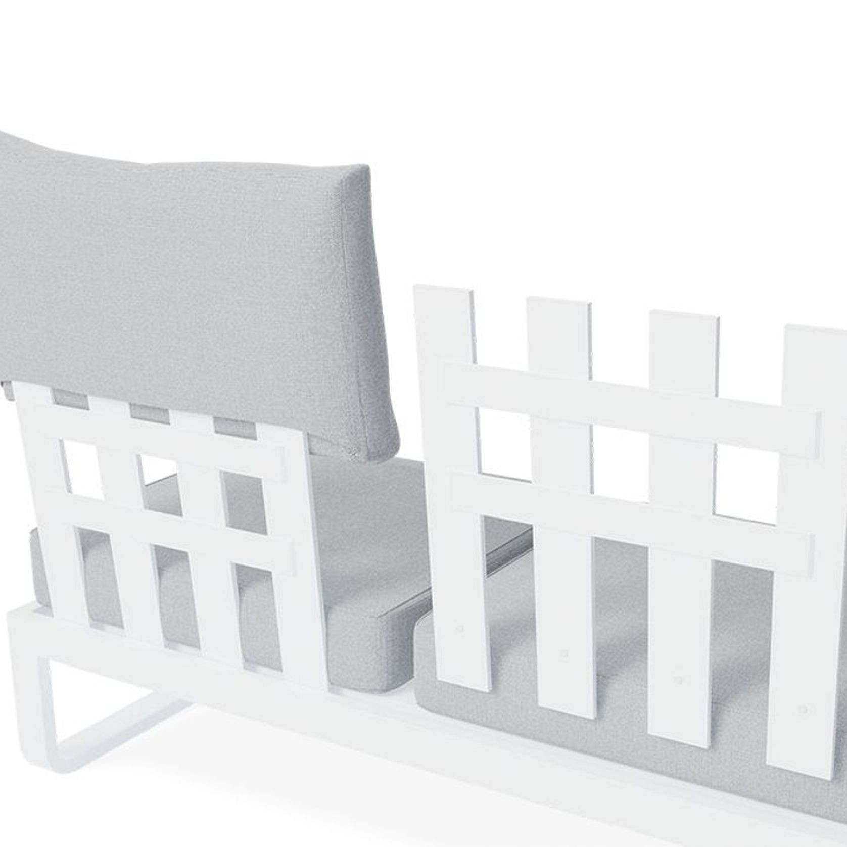 Fino Config E - Outdoor Modular Sofa in Matt White gallery detail image