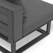 Vivara Sofa - Charcoal - Modular Section D - Corner gallery detail image