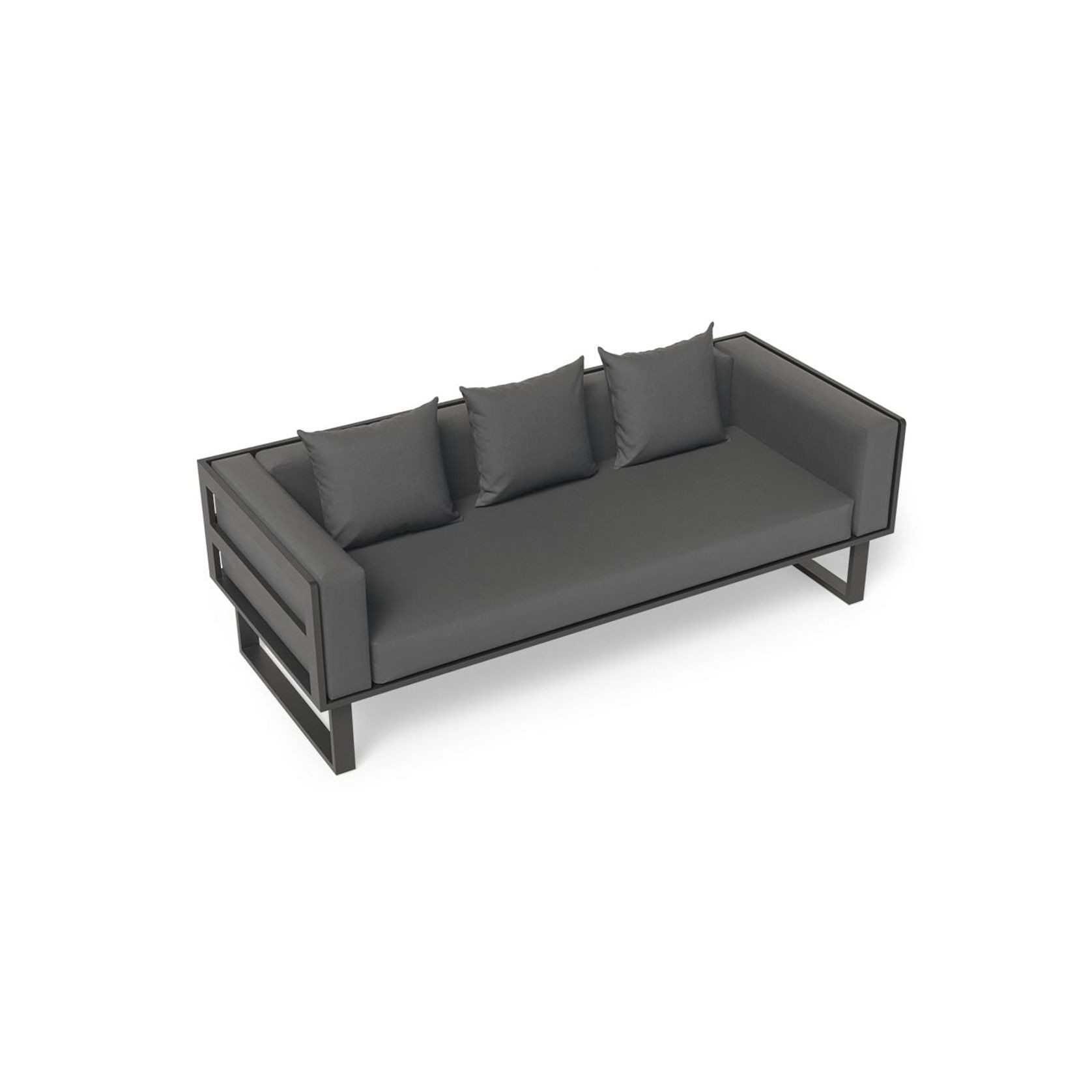 Vivara Sofa - Charcoal - Two Seater gallery detail image