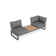 Fino Config B - Outdoor Modular Sofa in Matt Charcoal gallery detail image