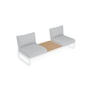 Fino Config B - Outdoor Modular Sofa in Matt White gallery detail image