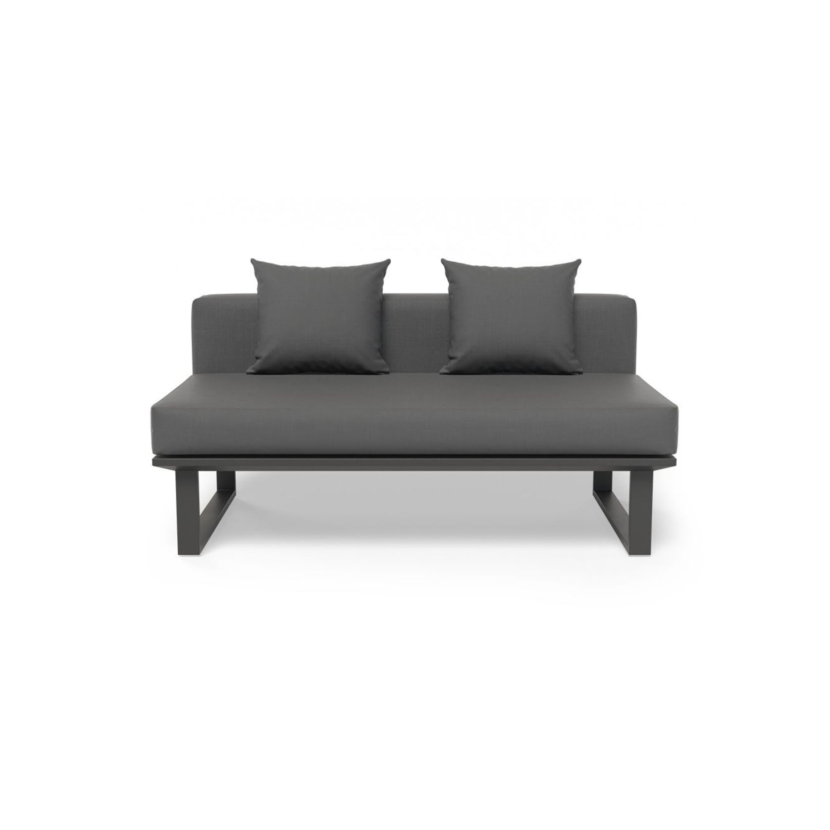 Vivara Sofa - Charcoal - Modular Section C - No Arm gallery detail image