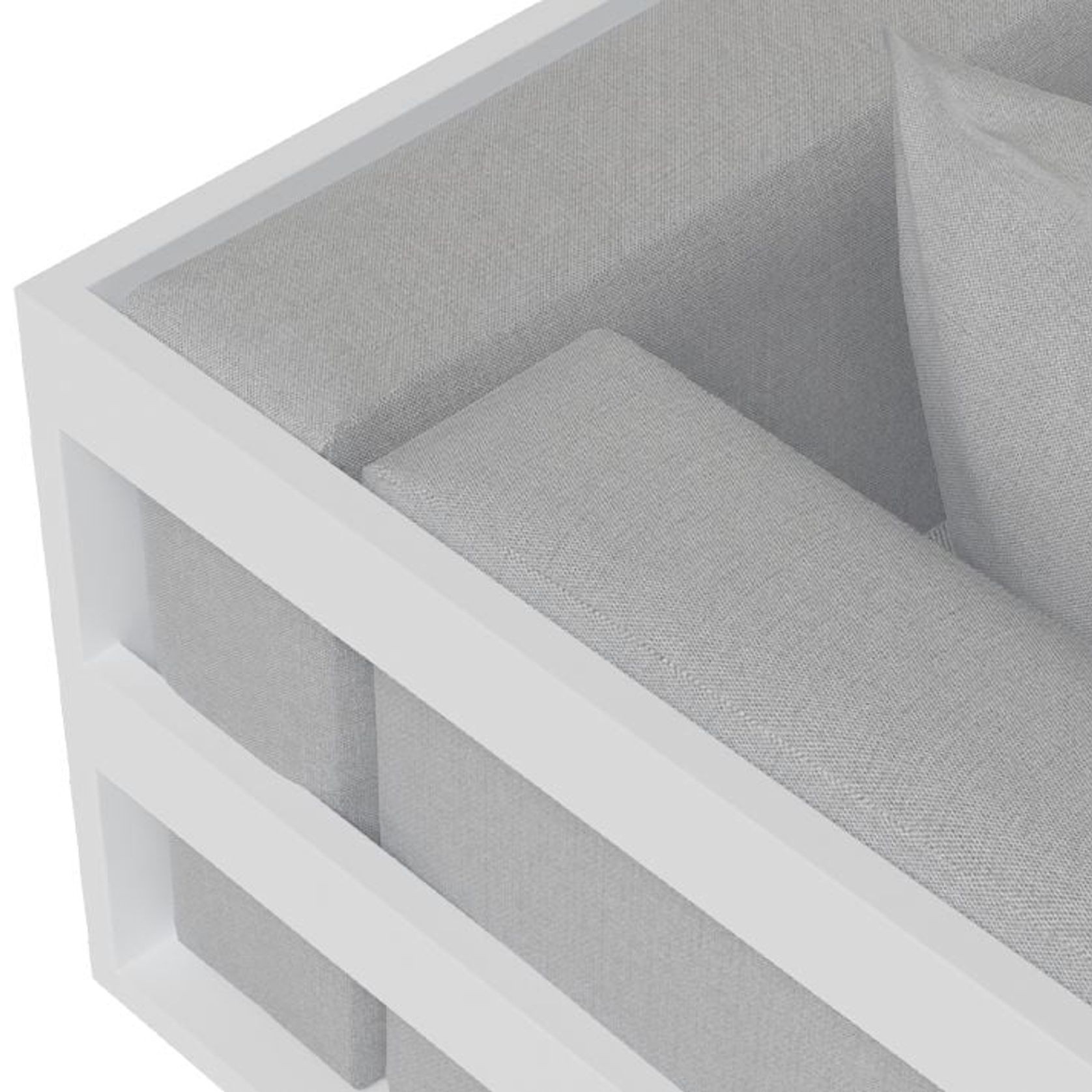 Vivara Sofa - White - Two Seater gallery detail image
