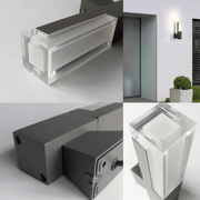 5Wx2 Exterior Updown Wall Light gallery detail image