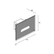 Step Light Outdoor/Indoor IP66 Flushed Mount gallery detail image