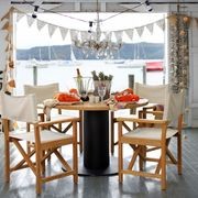 Mill Pedestal Outdoor Dining Table gallery detail image