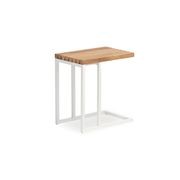Cube Outdoor Side Table - White gallery detail image