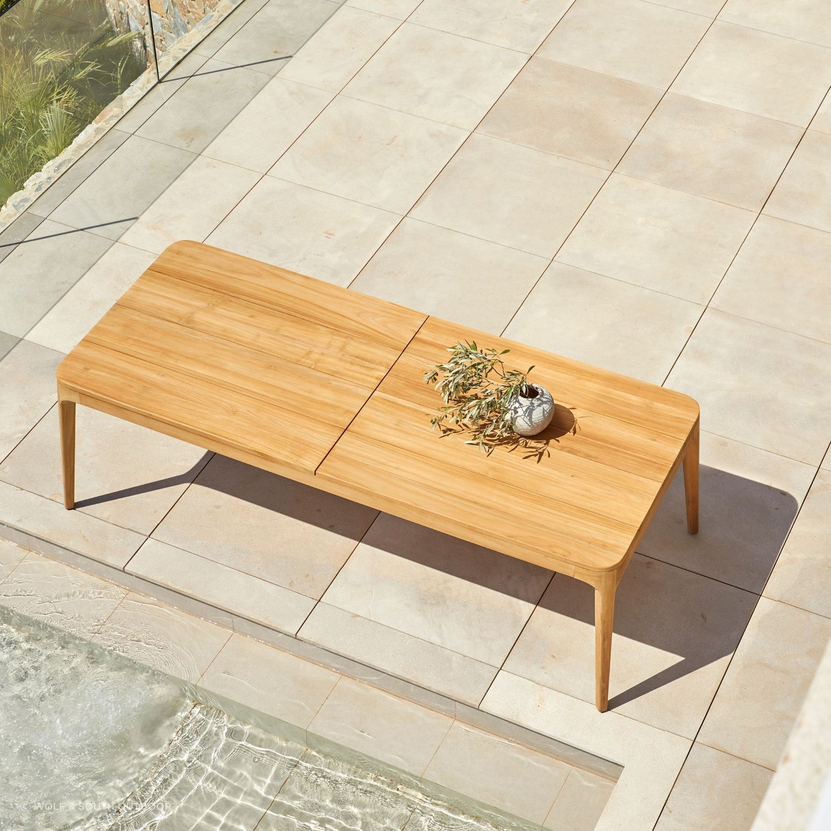 Paralel 250–300cm Extendable Outdoor Dining Table gallery detail image