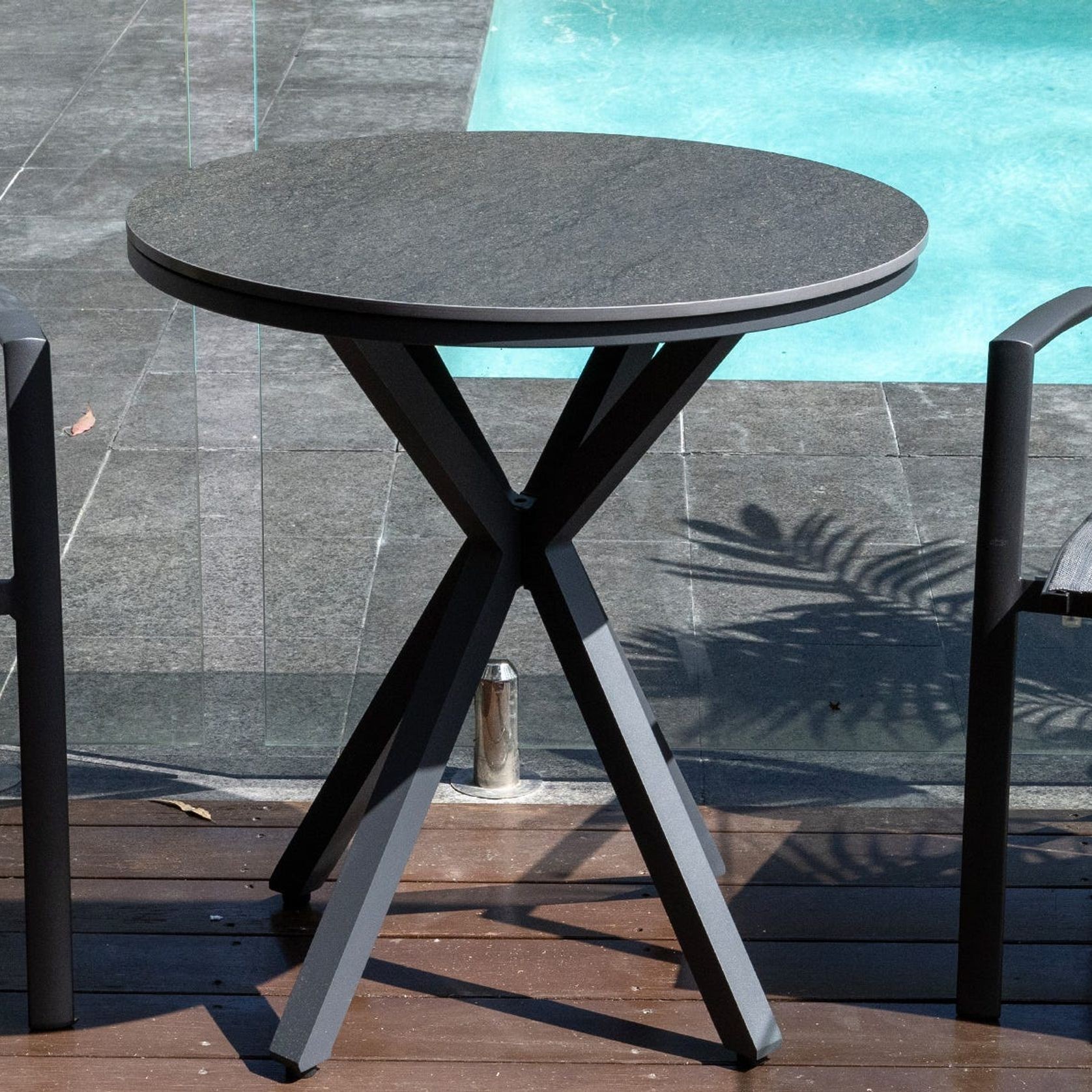 Adele Outdoor Ceramic Table - 72cm Round gallery detail image