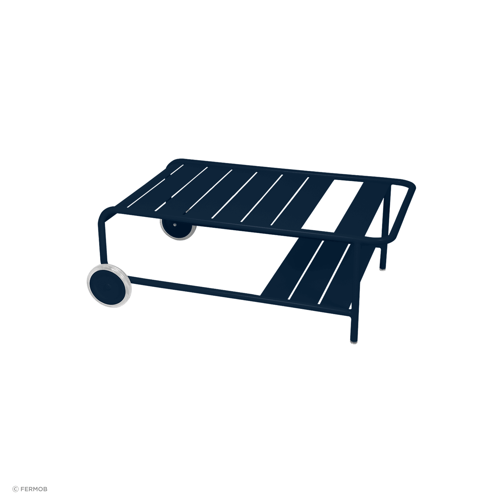 Luxembourg Low Table with Wheels by Fermob gallery detail image