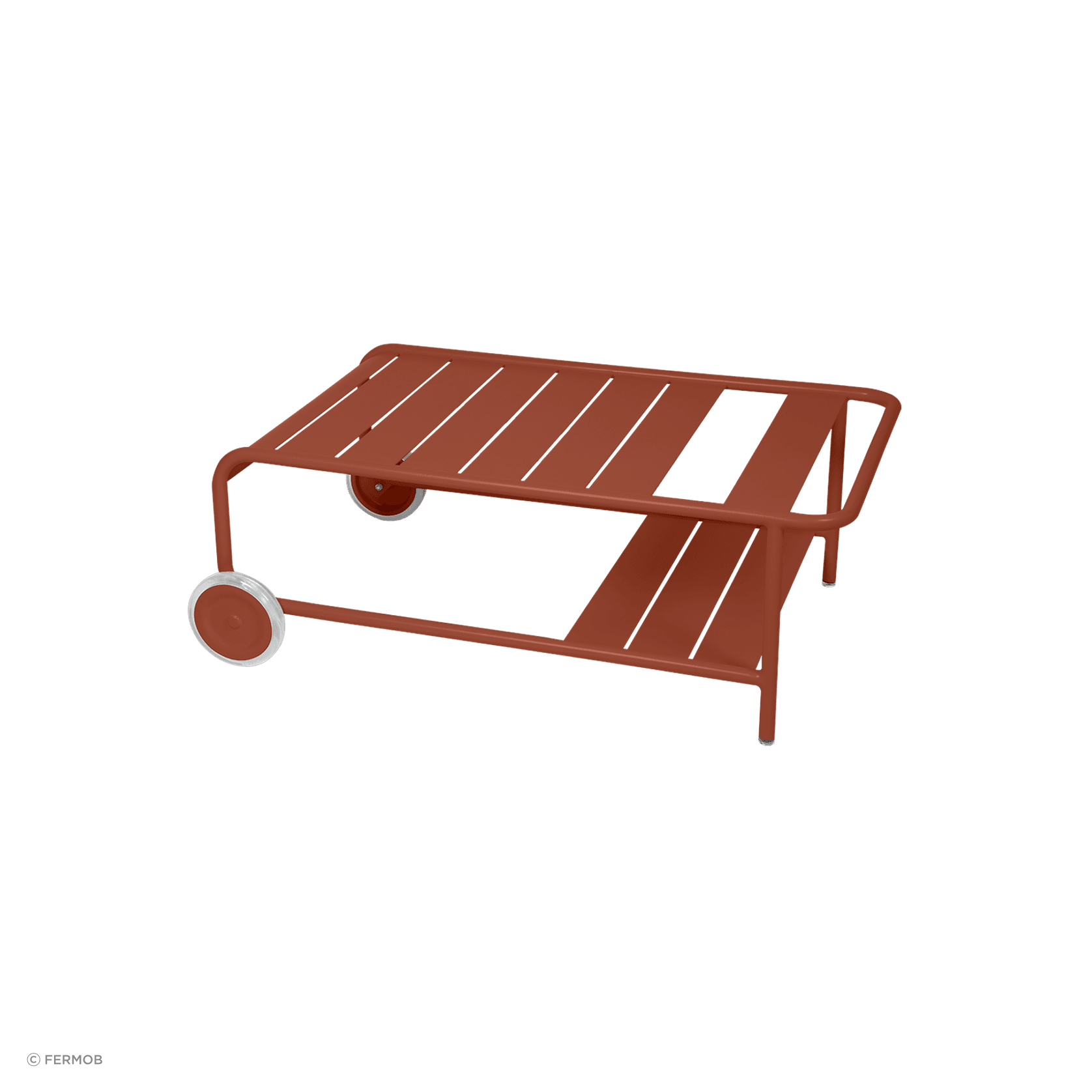 Luxembourg Low Table with Wheels by Fermob gallery detail image
