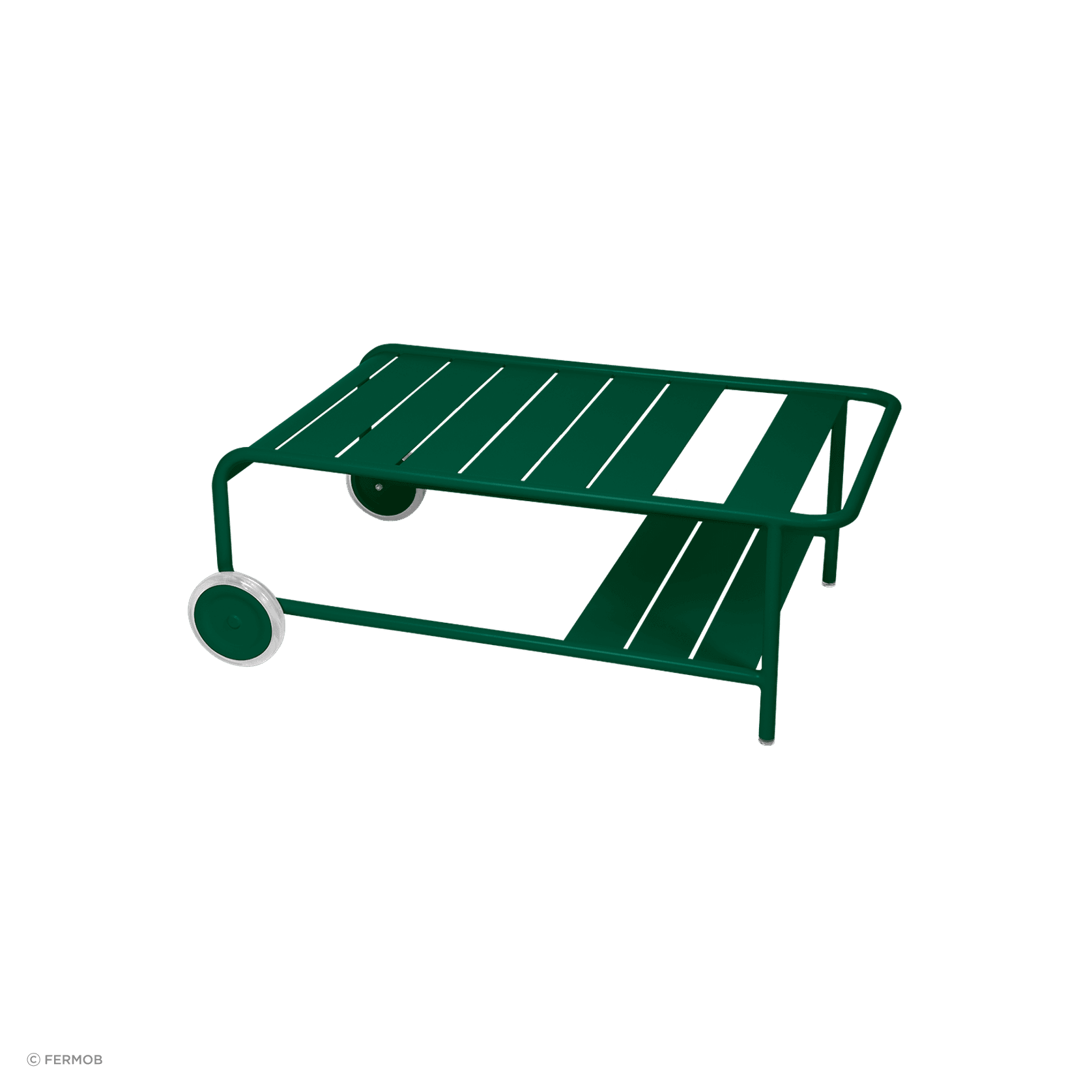 Luxembourg Low Table with Wheels by Fermob gallery detail image