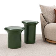 Cera Side Table - Dark Green gallery detail image