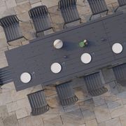 Reflect Table - Outdoor - Extendable 220/338 x 106cm - Charcoal gallery detail image