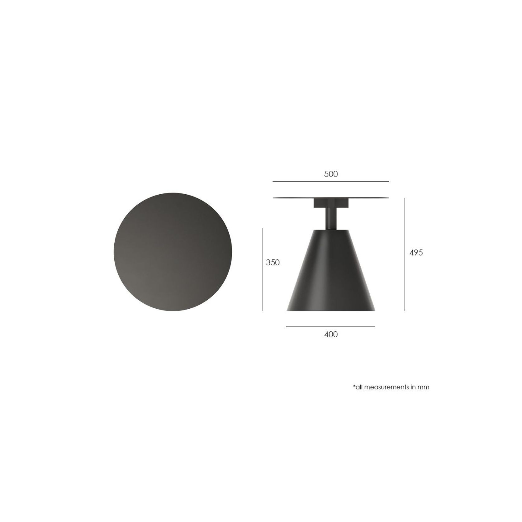 Corvo Outdoor Side Table - White gallery detail image