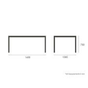 Halki Table - Outdoor - 160cm x 90cm - White gallery detail image