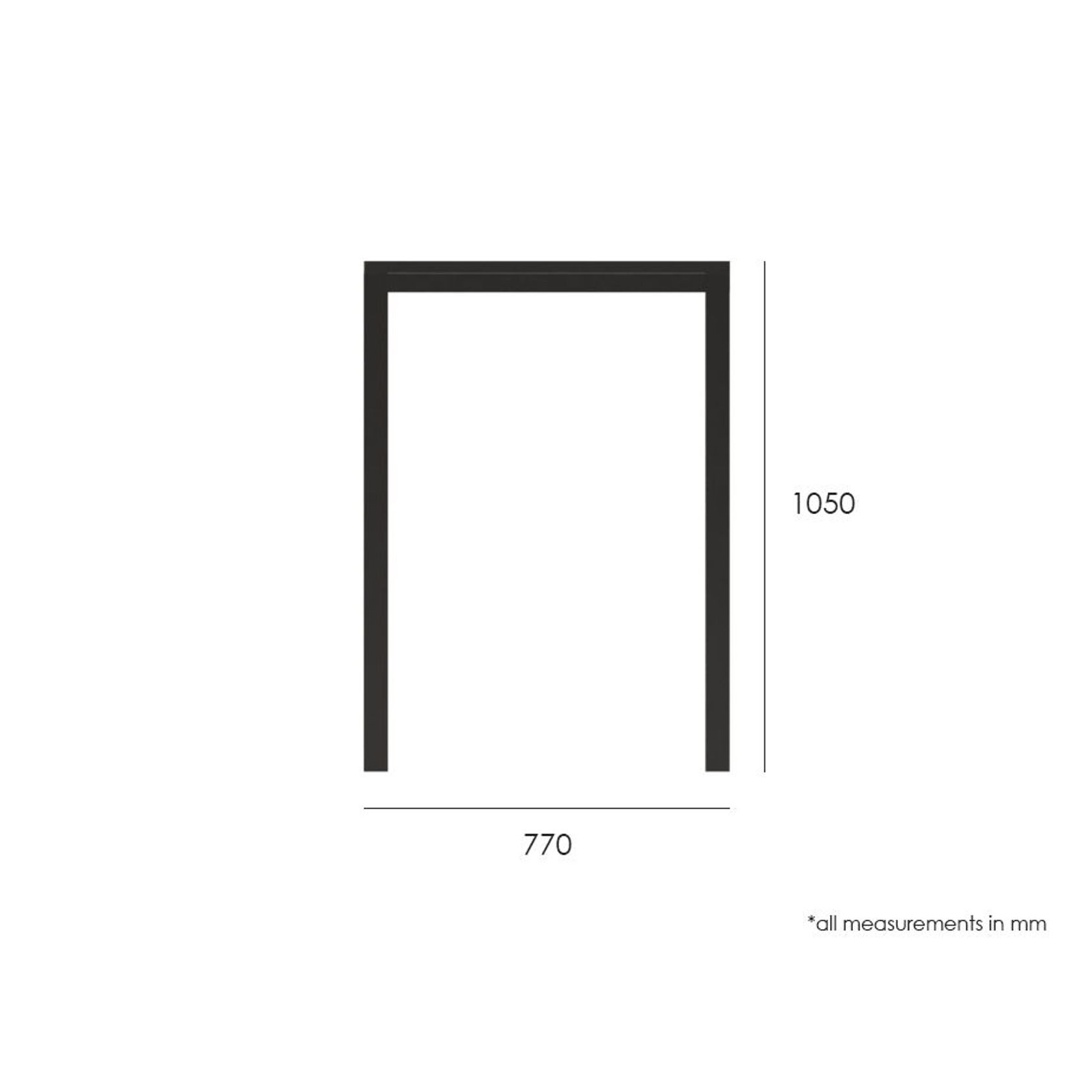 Halki Table - Outdoor - High Bar - Matt White 77 x 77cm gallery detail image