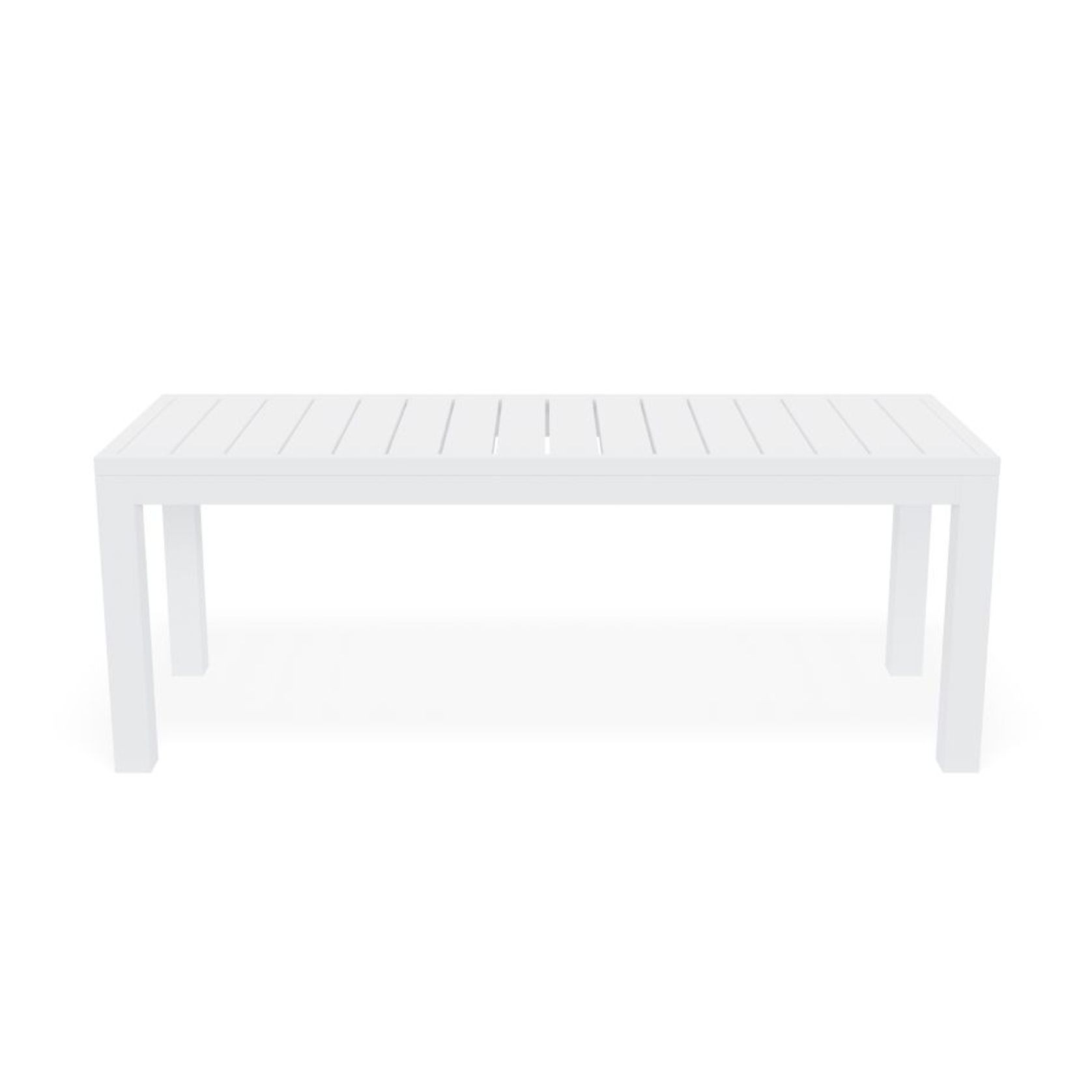 Halki Bench Seat - Outdoor - 120cm - White gallery detail image