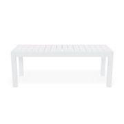 Halki Bench Seat - Outdoor - 120cm - White gallery detail image
