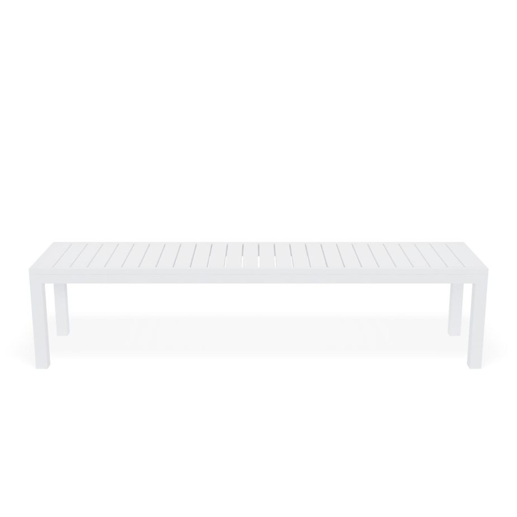 Halki Bench Seat - Outdoor - 190cm - White gallery detail image