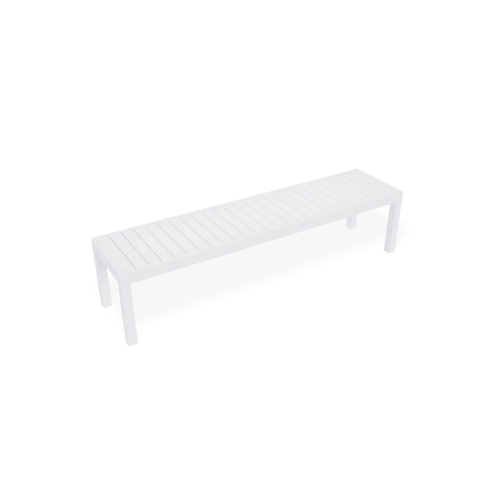 Halki Bench Seat - Outdoor - 190cm - White gallery detail image