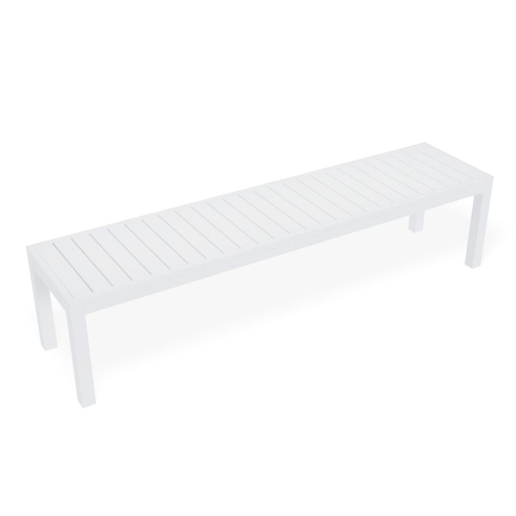Halki Bench Seat - Outdoor - 190cm - White gallery detail image