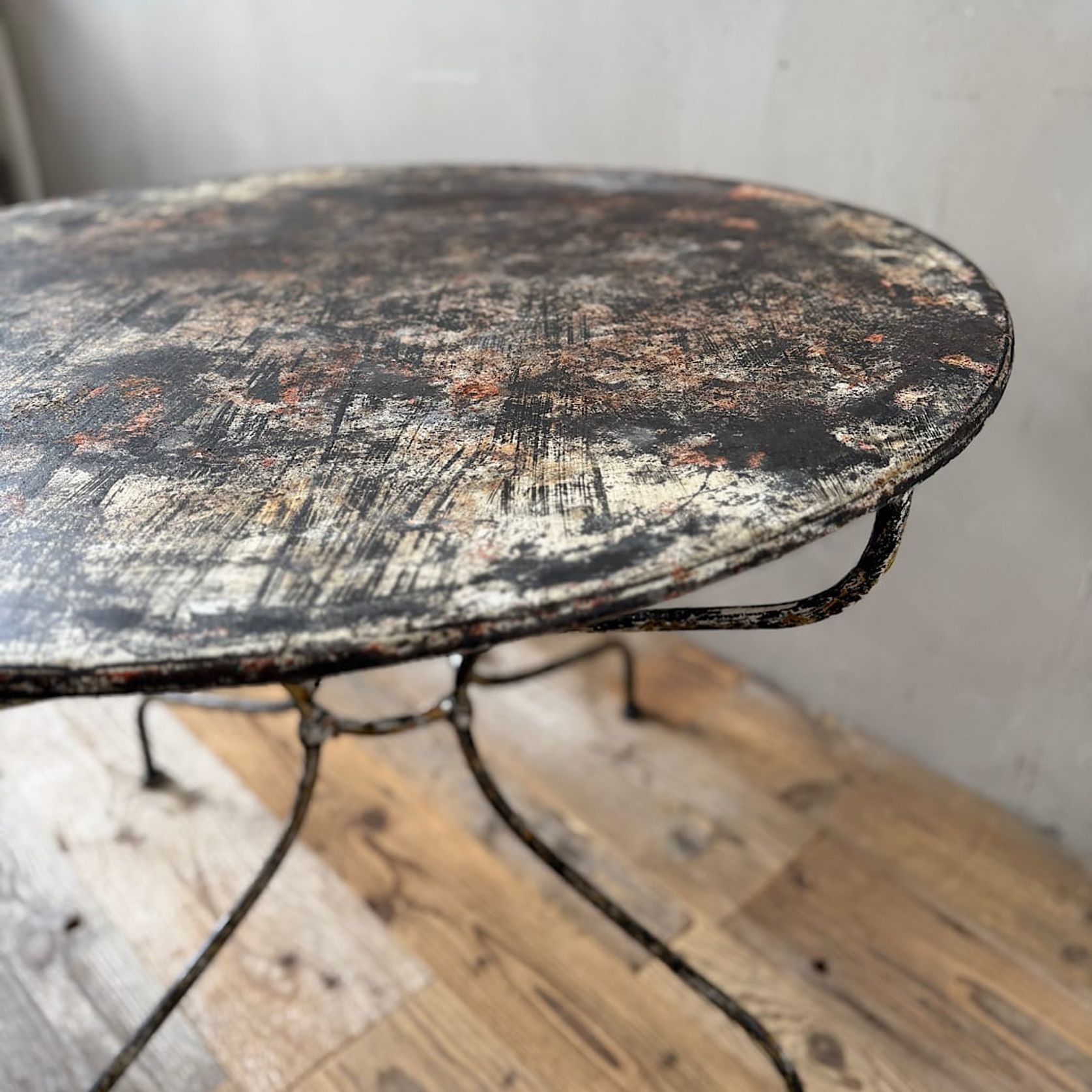 Antique French Iron Garden Table gallery detail image