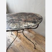 Antique French Iron Garden Table gallery detail image